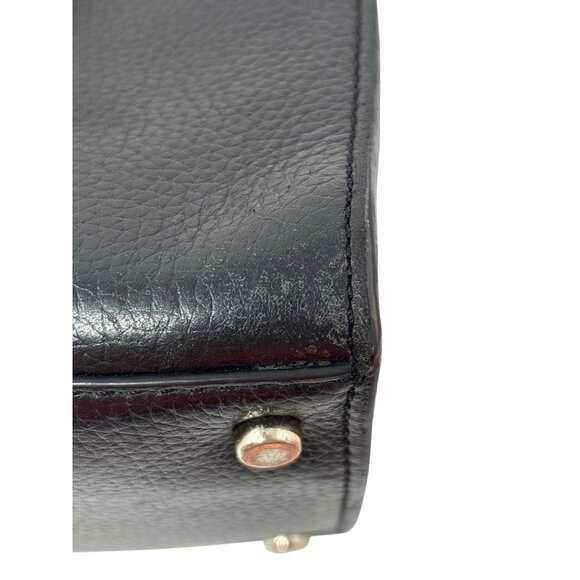 Kate Spade Hayes Medium Black Pebbled Leather Handbag Purse Crossbody - Picture 7 of 16